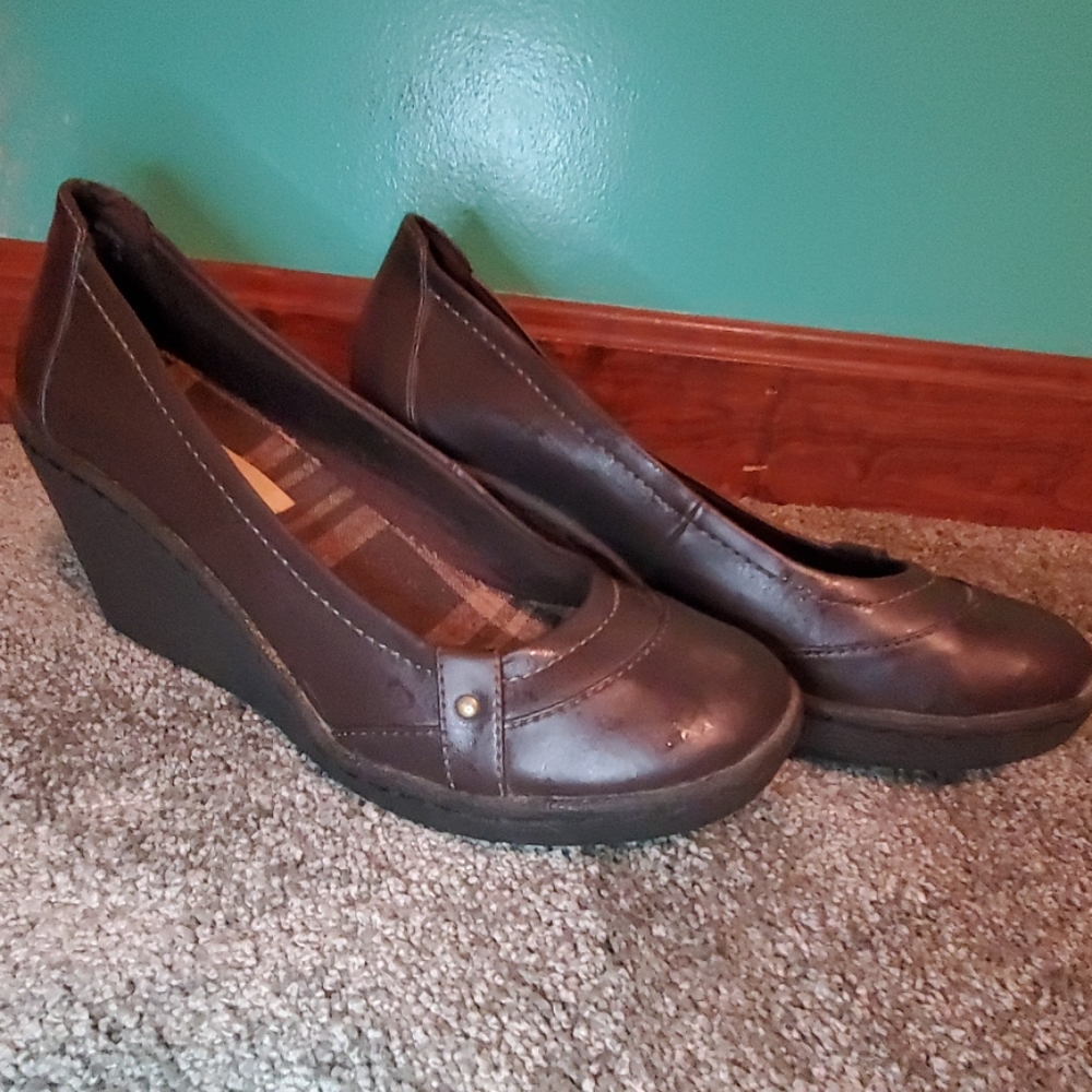 Brown heels